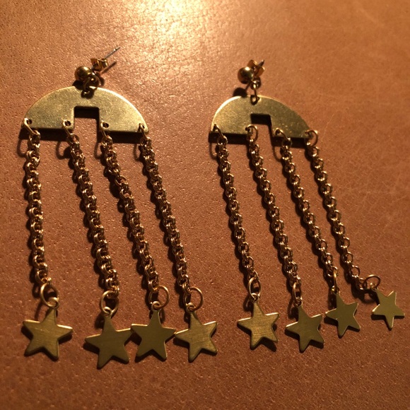 Shooting star 🌠 💫 statement earrings - Picture 8 of 14